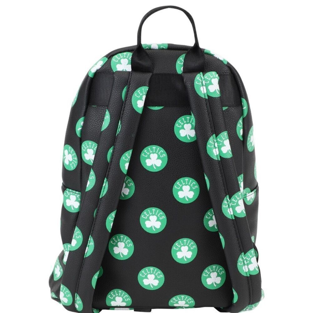 Black And Green Patterned Backpack - image 2